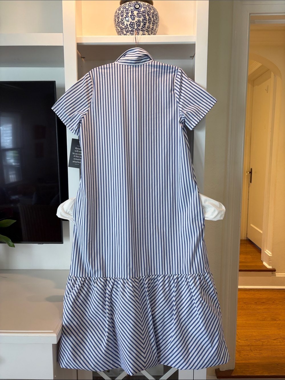 Tuckernuck Royal Blue & White Stripe Maxi Dress - Picture 7 of 10